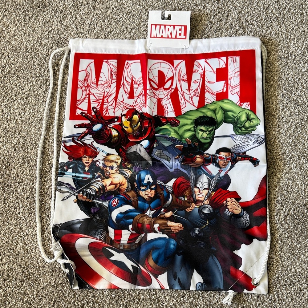 NWT Marvel Drawstring Bag